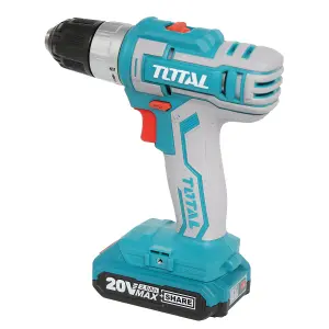 Total Li-Ion 20V Cordless Drill (with Battery & Charger) - TDLI20021E