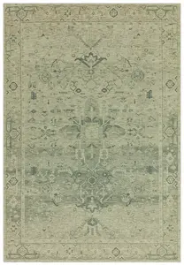 Vida Traditional Abstract Bordered Floral Persian Rug for Living Room and Bedroom-120cm X 170cm