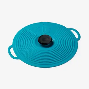 Zeal Classic Self Sealing Silicone Pan Lid 23cm, Aqua