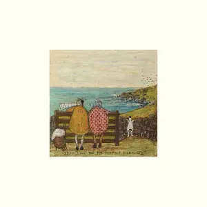 Sam Toft Searching For The Perfect Picnic Spot Print Multicoloured (30cm x 30cm)