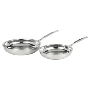 Cuisinart Chef's Classic 11 Piece Stainless Steel Durable Aluminium Cookware Set