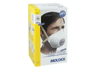 Moldex Air Plus ProValve FFP3 Reusable Mask with Washable Seal