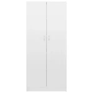 Berkfield Book Cabinet High Gloss White 82.5x30.5x185.5 cm Engineered Wood