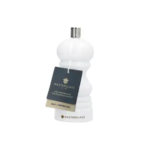 MasterClass Salt or Pepper Mill 12cm - White