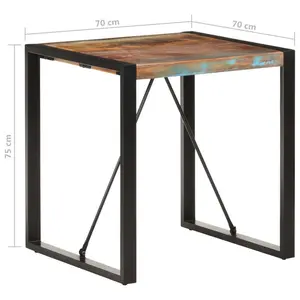 Pooler Dining Table 75cm H x 70cm W x 70cm L