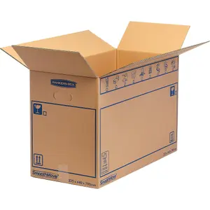 15 BANKERS BOX Cardboard Moving Boxes 100L Heavy Duty Double Wall Boxes Pack of 15