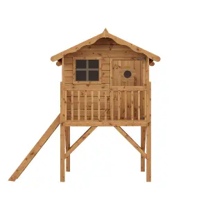 Mercia 7x6 Poppy Apex Shiplap Wooden Tower playhouse - Assembly service included