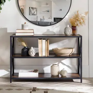 Bremer Bookcase Dark Walnut