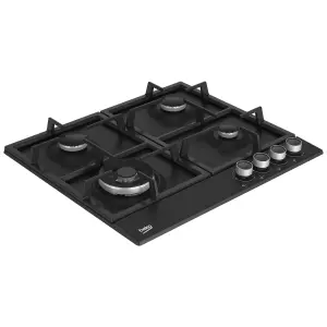 Beko HIAW164225SB 58cm Hob - Black