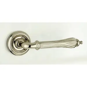 Giselle Passage Door Handle (Set of 2) Polished Nickel