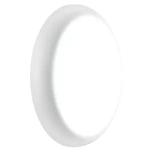 Luceco Sierra Emergency Bulkhead Light, IP54, 12W, 1200lm, 330mm White