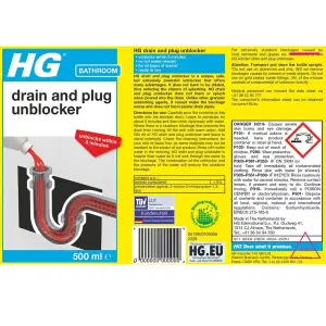 HG Liquid Drain & Plug Unblocker 500ml