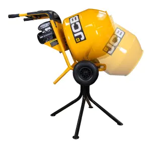 JCB Electric 230V 134L Seam Welded Cement Mixer 550W 100L Working Capacity  JCB-CM150E