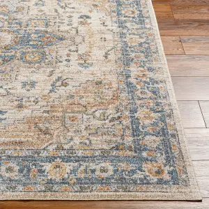 RIVER Machine Washable Vintage Area Rug 200 x 275 cm