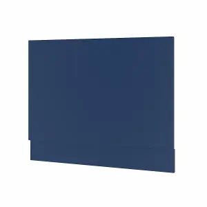 Rinse Bathrooms 700mm Bath End Panel 18mm MDF Painting Matte Blue Adjustable Height for Bathroom Soaking Tub