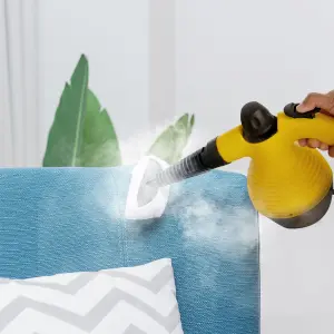 Costway Multipurpose Steam Cleaner Handheld Steamer W/ 9-piece Accessories for Home Car