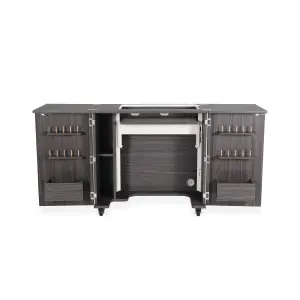 Bandicoot Fold-away Sewing Cabinet with Drawers in Gray