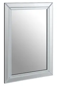 Interiors by Premier Sana Large Square Bevelled Wall Mirror