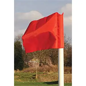 RED Football Corner Flag - For 50mm / 2 Inch Posts Only All Weather Polyester