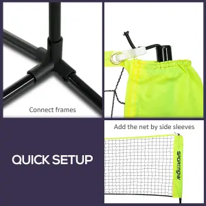 SPORTNOW 3m Badminton Net, Adjustable Sports Net for Tennis, Volleyball