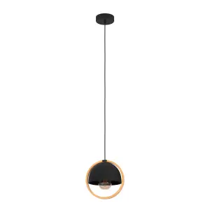 EGLO CALLOW Black Pendant Light