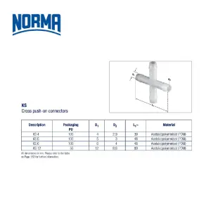 6mm Equal Cross Piece Connector Vacuum Hose X Joiner Push on Silicone Rubber