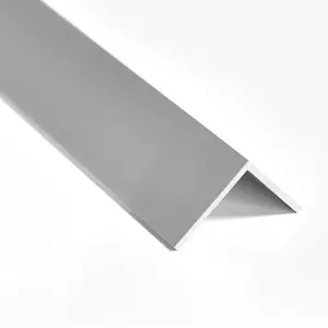 nielsen Aluminium L-Shaped Angle Profile, Matt Anodized, 2000x25x25mm, Thickness: 1.5mm, Length: 2m