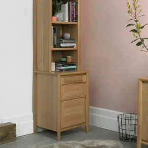 Southall 51cm Wide 3 -Drawer File Cabinet Oak