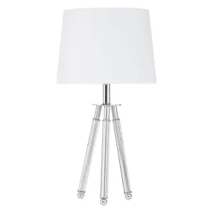 Interiors by Premier Halia Chrome Finish Table Lamp