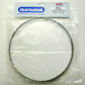 Charnwood BB38 Bandsaw Blade 2560mm x 25mm x 3tpi to fit B350, Made In UK