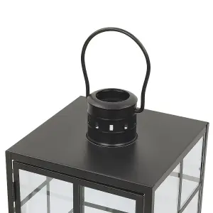 Beliani Scandinavian Lantern BINTAN Metal Black