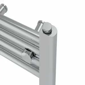 Right Radiators Prefilled Electric Straight Heated Towel Rail Bathroom Ladder Warmer Rads - Chrome 1000x500 mm