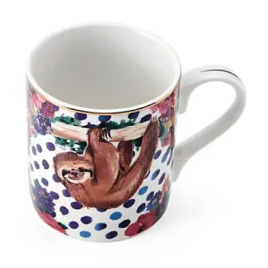 Mikasa Wild At Heart Sloth Print 280ml Mug