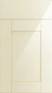 Wessex High Gloss Cream Kitchen Doors