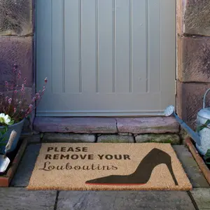 Please Remove Your Louboutins Doormat (90 x 60cm)