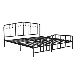 Holland Bed Frame Black / Double (4'6)