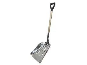 Faithfull RI34-SNWASSPYD Aluminium Grain Shovel Wood Handle FAIGRAIN