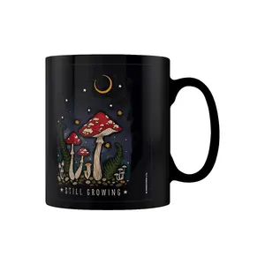 Magical Mushrooms Still Growing Mug Black/Beige/Red (One Size)