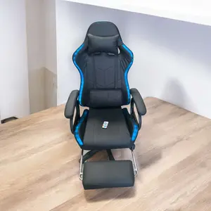 Gaming Chair with Led Light Black