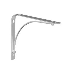 Shelf Depot Silver Arch Shelf Bracket (H)180mm (D)230mm, Pack of 4