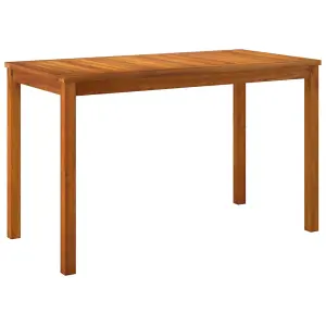 Berkfield Garden Table 110x55x67 cm Solid Wood Acacia