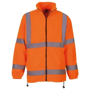 Yoko Mens Hi Vis Heavyweight Fleece Jacket