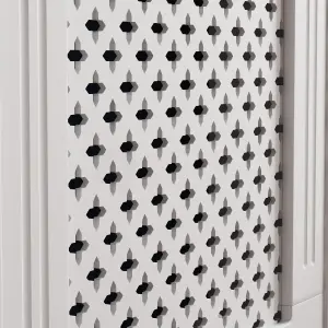 Vida Designs Oxford Small White Radiator Cover