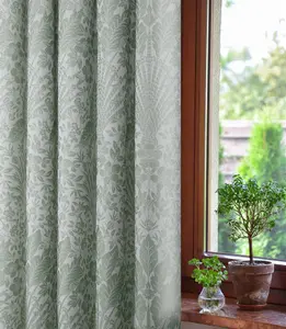 Keswick Floral Fully Lined Pencil Pleat Curtains