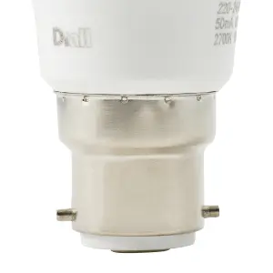 Diall 4.2W 470lm White A60 Warm white LED Light bulb