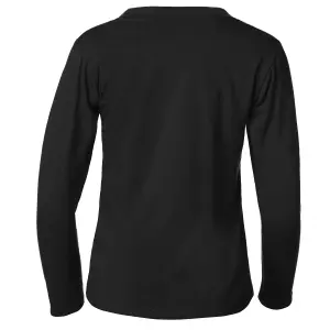 Women's Long-Sleeved Top - black XXL