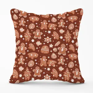 Gingerbread Cookies Outdoor Cushion 45cm x 45cm