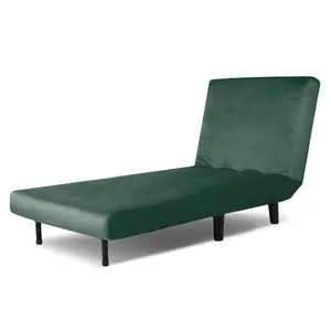 Aurora 1 Seat Sofa Bed  Green Velvet