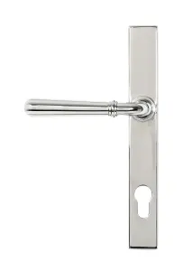 From The Anvil Polished Marine SS (316) Newbury Slimline Lever Espag. Lock Set