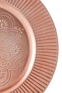 Maison by Premier Redbud Rose Gold Charger Plate